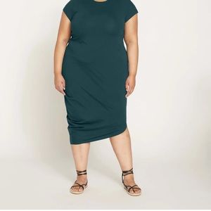 Universal Standard Geneva dress, forest green